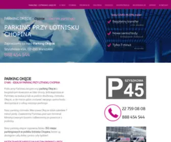 Parkingokecie24.pl(Parking OkÄcie Szyszkowa 45) Screenshot