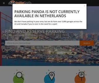 Parkingpanda.com(Find and Reserve Guaranteed Parking) Screenshot