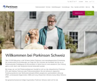 Parkinson.ch(Parkinson Schweiz) Screenshot
