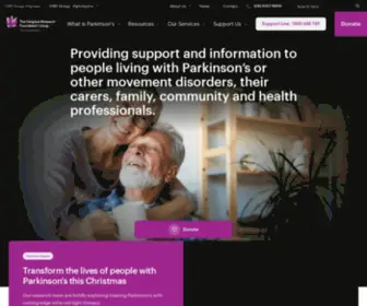Parkinsonssa.org.au(The Hospital Research Foundation Group) Screenshot