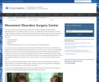 Parkinsonsurgery.org(The Center for Movement Disorder Surgery) Screenshot