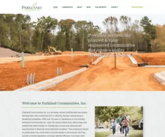 Parklandco.com(Parkland Communities) Screenshot