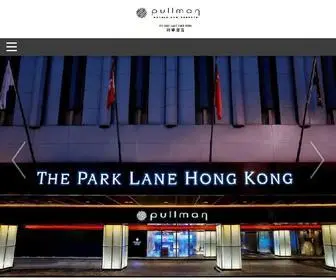 Parklane.com.hk(The Park Lane Hong Kong a Pullman Hotel) Screenshot