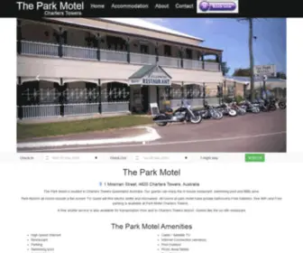 Parkmotel.com.au(Park motel) Screenshot