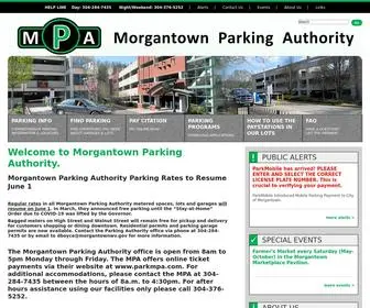 Parkmpa.com(Morgantown Parking Authority) Screenshot