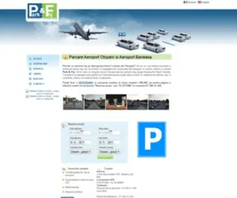 Parknfly.ro(Parcare Aeroport Otopeni pe termen lung) Screenshot