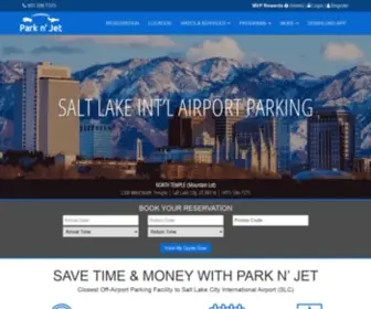 Parknjet.com(Park'n JET Salt Lake City Airport Parking (SLC)) Screenshot
