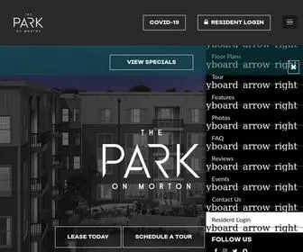 Parkonmorton.com(Indiana University) Screenshot