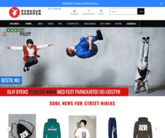 Parkourshoppen.dk(Parkourshoppen) Screenshot