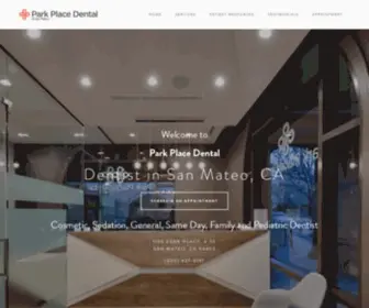 Parkplacedentalsanmateo.com(Park Place Dental San Mateo) Screenshot