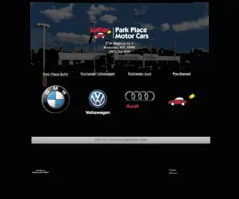 Parkplacemotorcars.com Screenshot