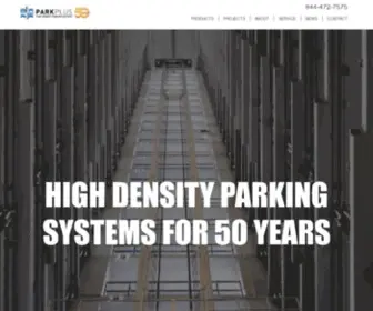 Parkplusinc.com(High-Density Parking Systems) Screenshot