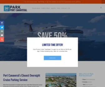 Parkportcanaveral.com(Park Port Canaveral) Screenshot