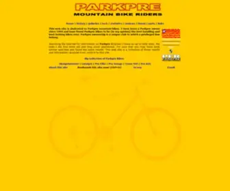 Parkpre.com(PARKPRE MOUNTAIN BIKES) Screenshot