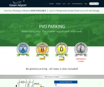 ParkpVdairport.com(Rhode Island) Screenshot