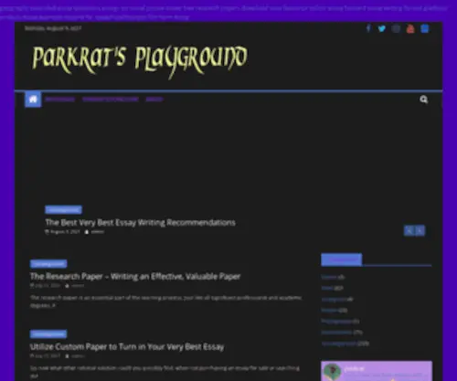 Parkrat.com(Just a local boy with a mischievous mind) Screenshot