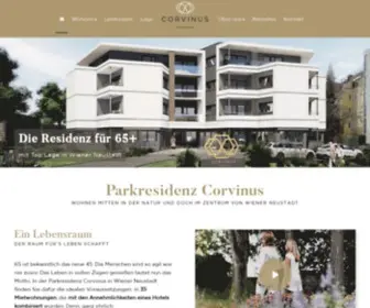 Parkresidenz-Corvinus.at(Parkresidenz Corvinus) Screenshot