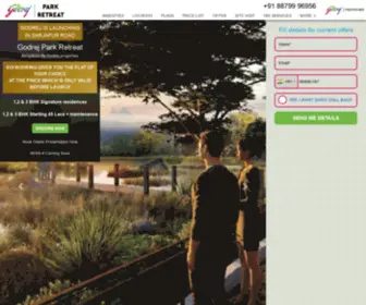 Parkretreatgodrej.com(Godrej Park Retreat) Screenshot