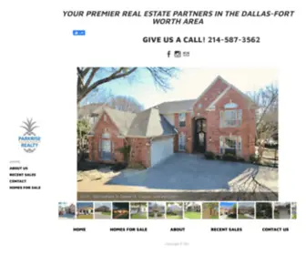 Parkriserealty.com(Parkrise Realty) Screenshot