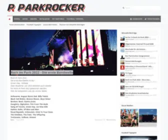 Parkrocker.net(Rock im Park News und Forum) Screenshot