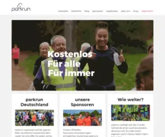 Parkrun.com.de(Startseite) Screenshot