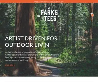 Parksandtees.com(Parks And Tees) Screenshot