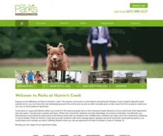 Parksathunterscreek.com(Hunter's Creek Apartments Orlando) Screenshot