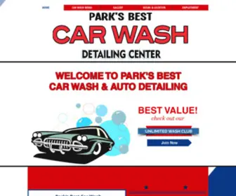 Parksbestcarwash.com(Park's Best Carwash) Screenshot