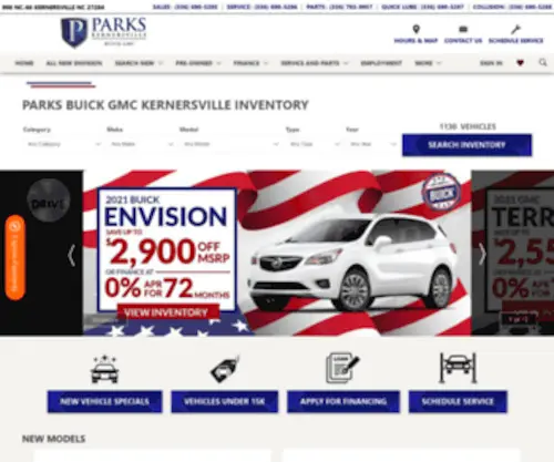 Parksbuickgmckernersville.com(Parks Buick GMC) Screenshot