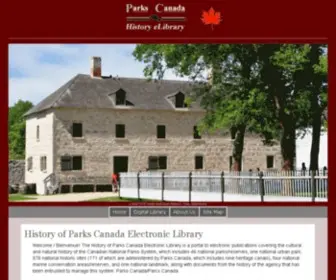 Parkscanadahistory.com(History of Parks Canada eLibrary) Screenshot