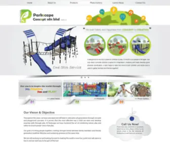 Parkscapeconcept.com(Parkscape Concept Sdn Bhd) Screenshot