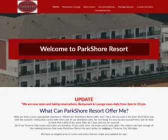 Parkshoreresort.com(Parkshore Resort) Screenshot