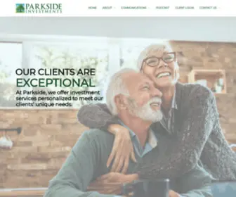 Parksideinv.com(Parkside Investments) Screenshot