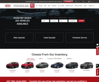 Parksidekia.com(Parkside Kia) Screenshot