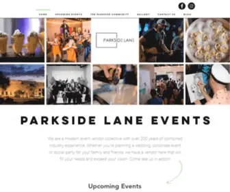 Parksidelaneevents.com(Parkside Lane Events) Screenshot