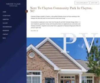 Parksidevillage.net(Apartments for Rent in Clayton) Screenshot