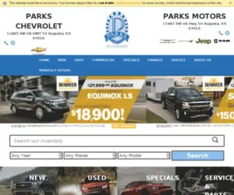 Parksmotors.com Screenshot