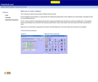 Parkssoft.com(Parks Software) Screenshot