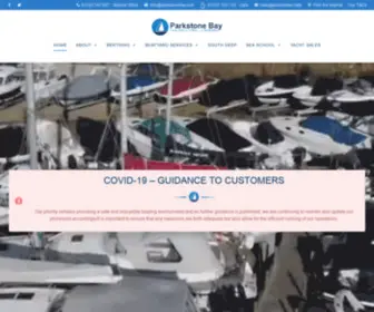 Parkstonebay.com(Parkstone Bay Marina) Screenshot