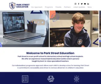 Parkstreetedu.com(Hybrid Learning) Screenshot