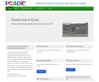 Parksville-Seniors-Centre.org(Welcome to our website. We hope you find it useful) Screenshot