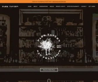 Parktavernsf.com(Park Tavern) Screenshot