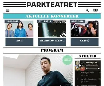 Parkteatret.no(Parkteatret) Screenshot