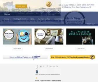 Parktownhotel.com(Saskatoon Hotels) Screenshot