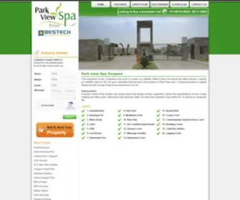 Parkviewspa.co.in(Bestech projects) Screenshot