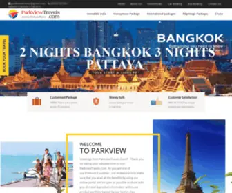 Parkviewtravels.com(Home) Screenshot