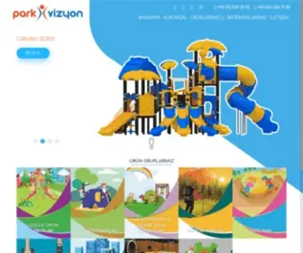 Parkvizyon.com.tr(Parkvizyon-Playground Equipments) Screenshot