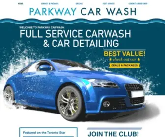 Parkwaycarwash.com(Parkway Car Wash) Screenshot