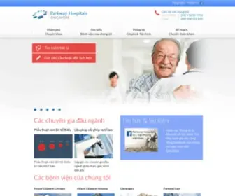 Parkwayhospitals.com.vn(Trang Ch) Screenshot