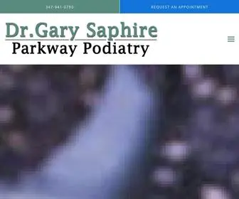 Parkwaypodiatry.com(Gary Saphire) Screenshot